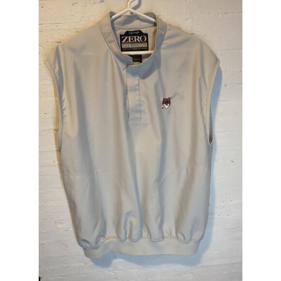 Zero Restriction Golf Lightweight Men’s Golf Vest 1/4-Snap Lg EUC - Picture 1 of 5